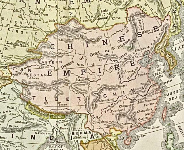 Tibet roku 1892 za dynastie Čching